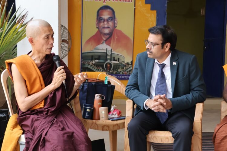 Rusen Kumar Talked to Vipassana Meditation Master Dr. Ashin Ottamathara Buddhist Monk